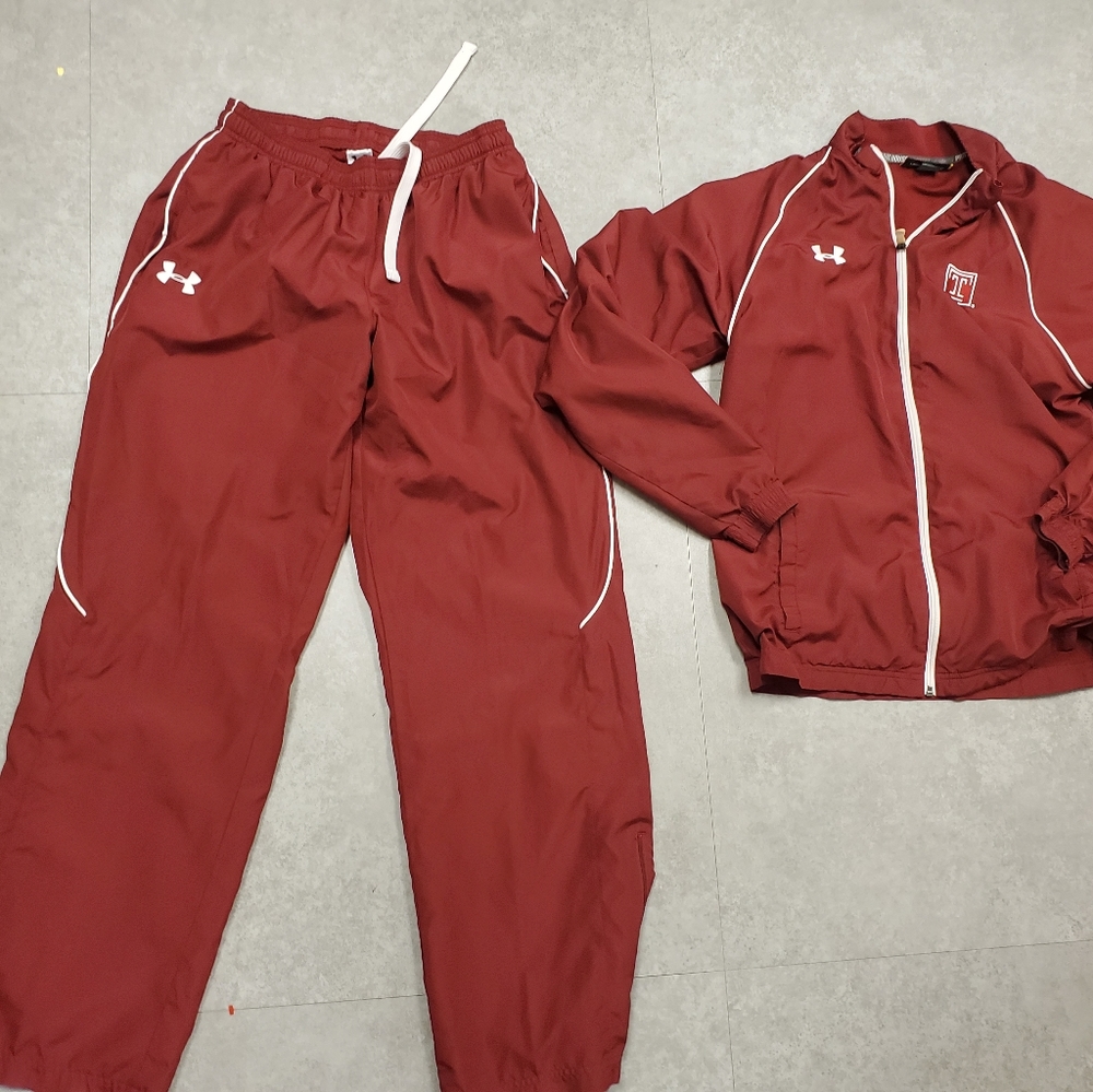 Temple University Sweatsuit by Champion Unisex Men's Size S Small Zip up jacket